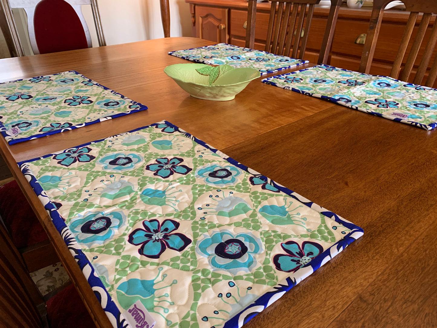 'Hawaiian Print' Placemats Set 2 #HP