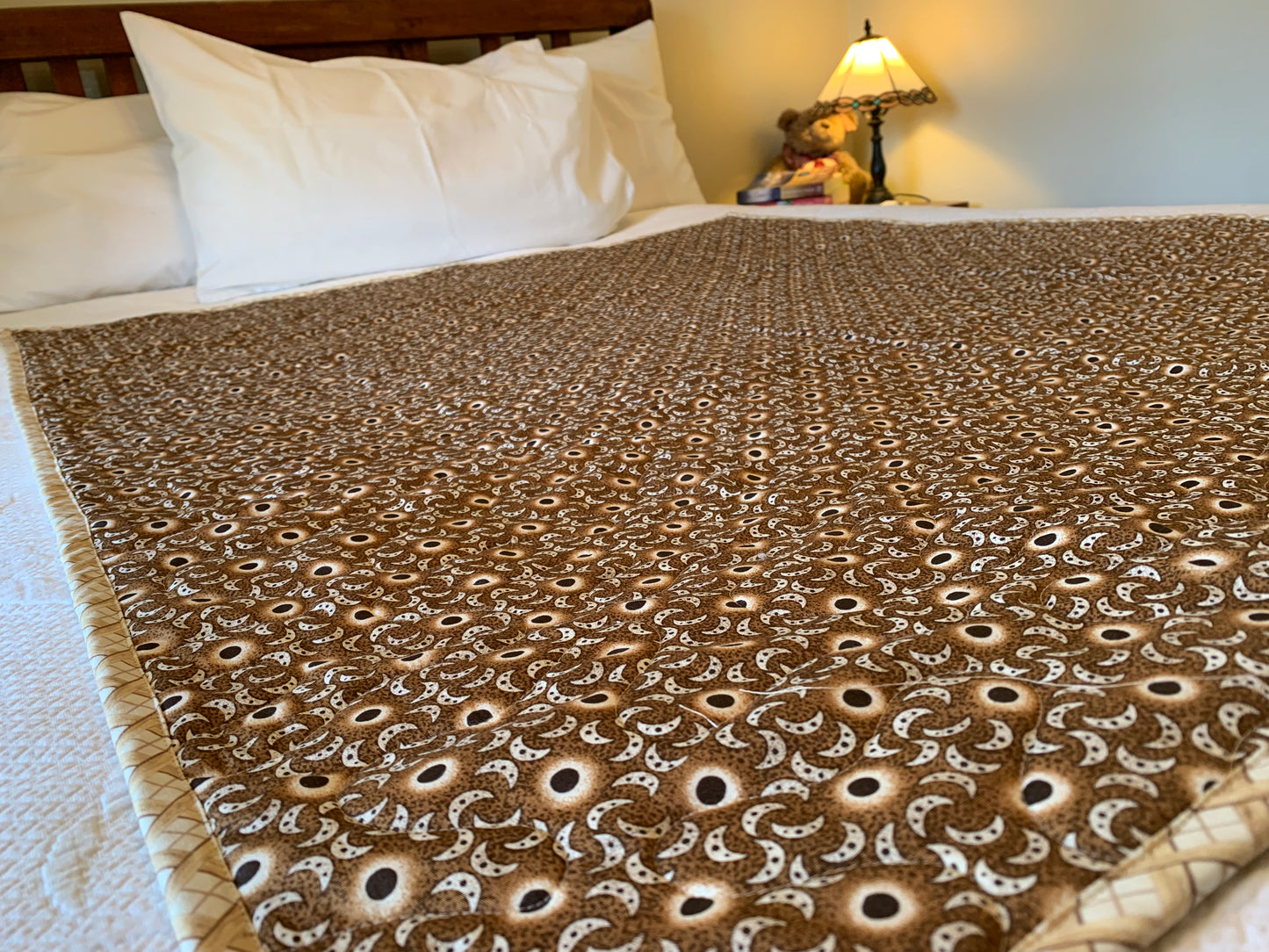 'In the Beginning' Cot/Throw/Lap Quilt - 106cm x 126cm