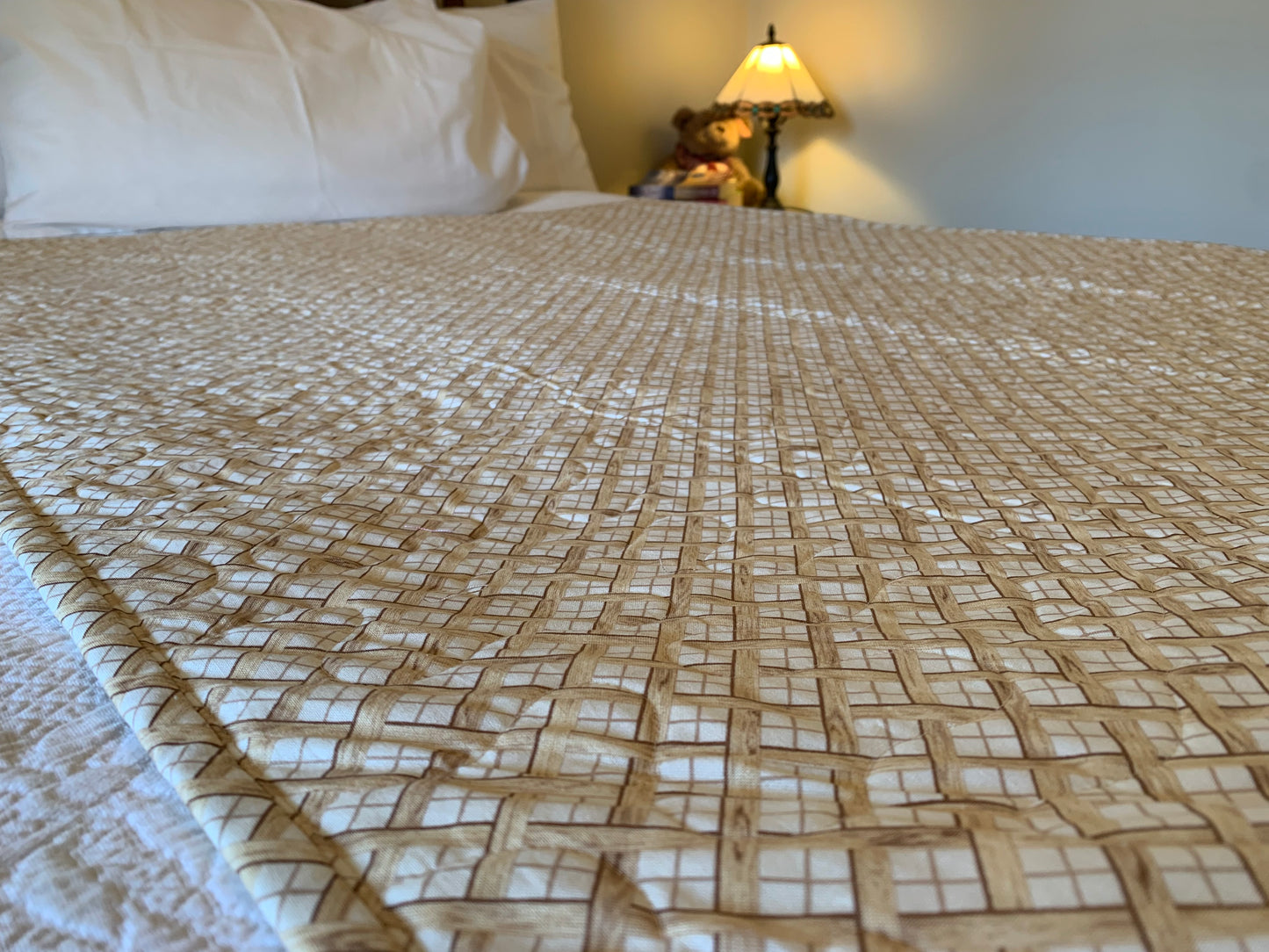 'In the Beginning' Cot/Throw/Lap Quilt - 106cm x 126cm