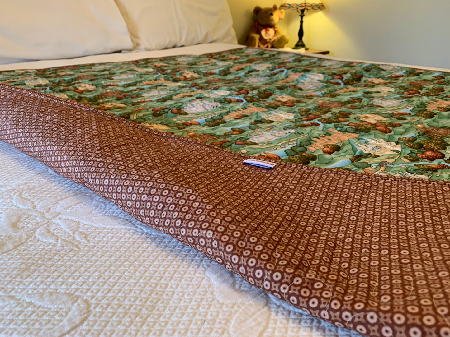 'Enchanted Kingdom' Cot/Throw/Lap Quilt #118 106cm x 130cm