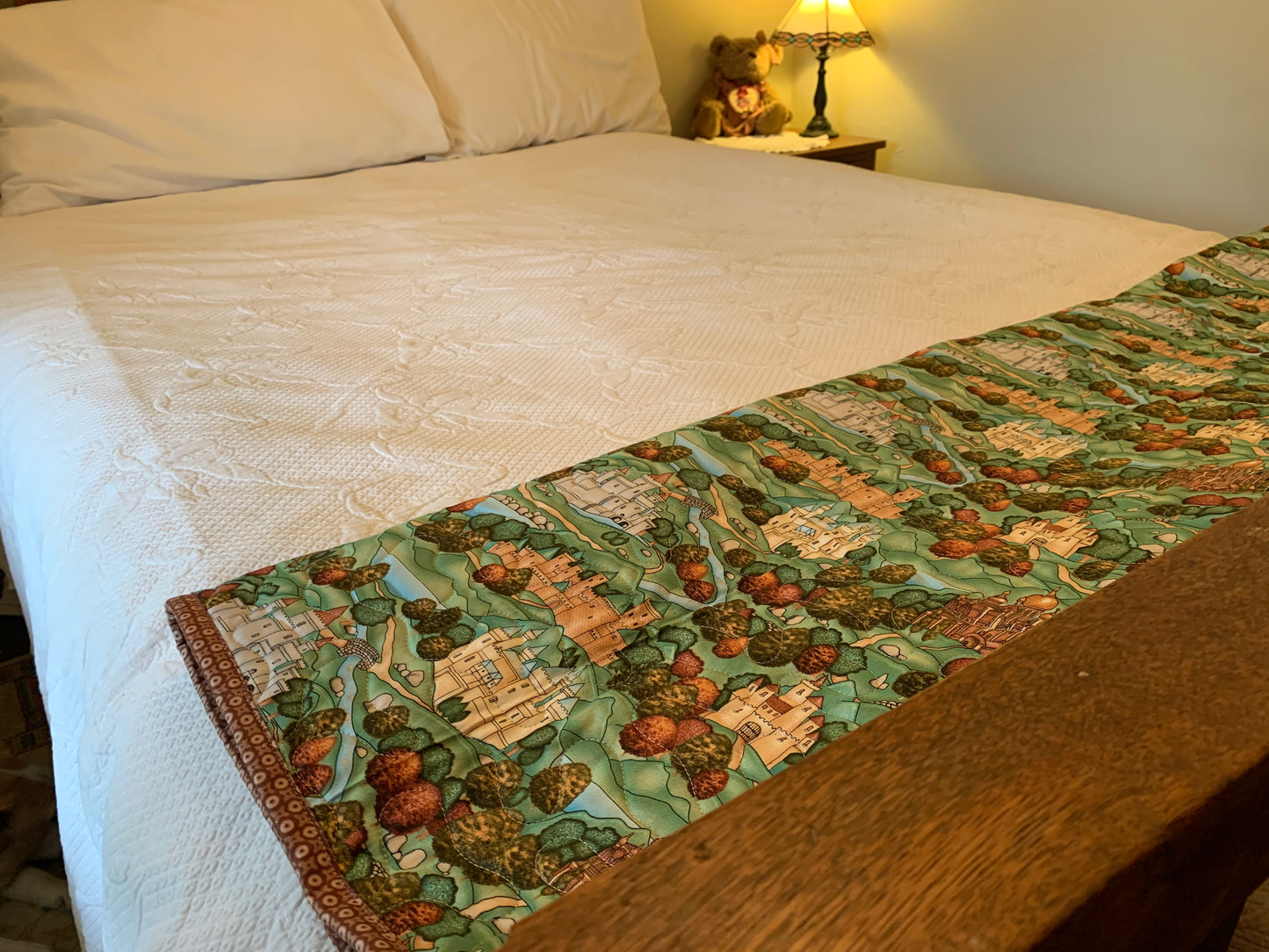 'Enchanted Kingdom' Cot/Throw/Lap Quilt #118 106cm x 130cm