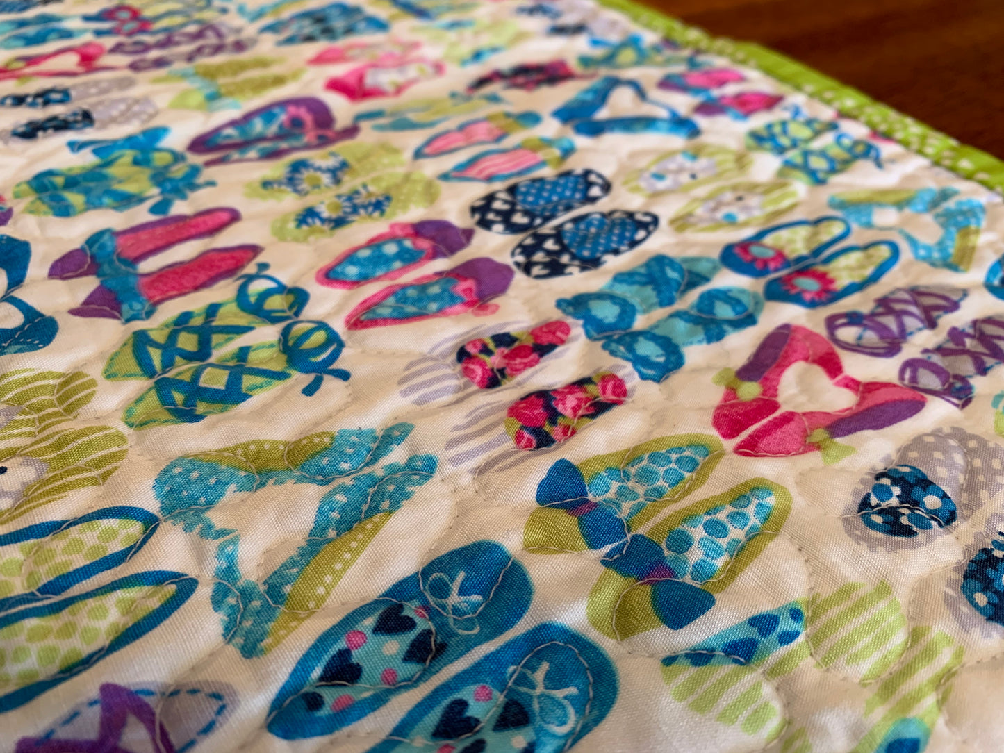 'Green Shoes' Table Runner #21