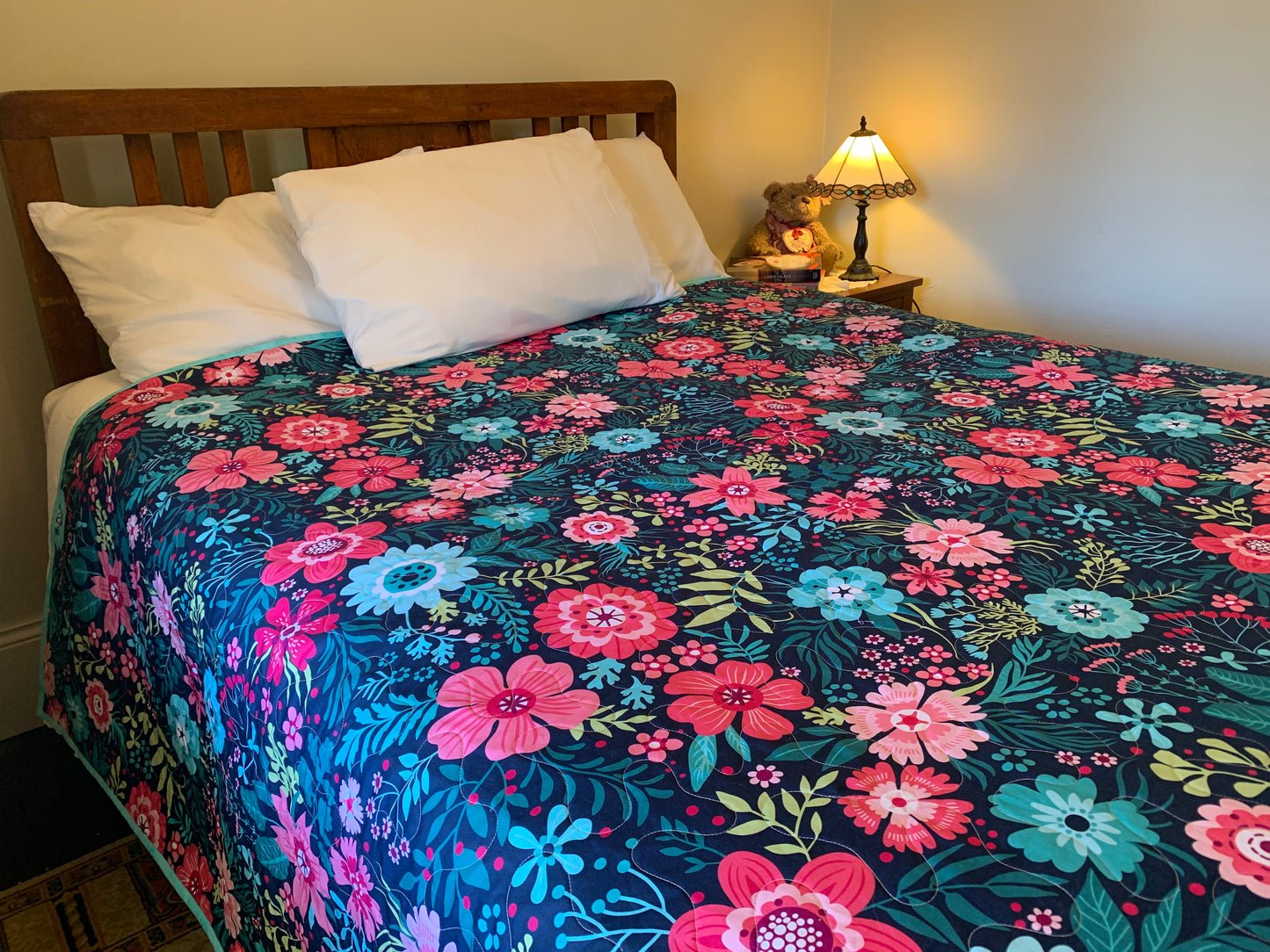 'Sarah's Garden' King Single Size Quilt