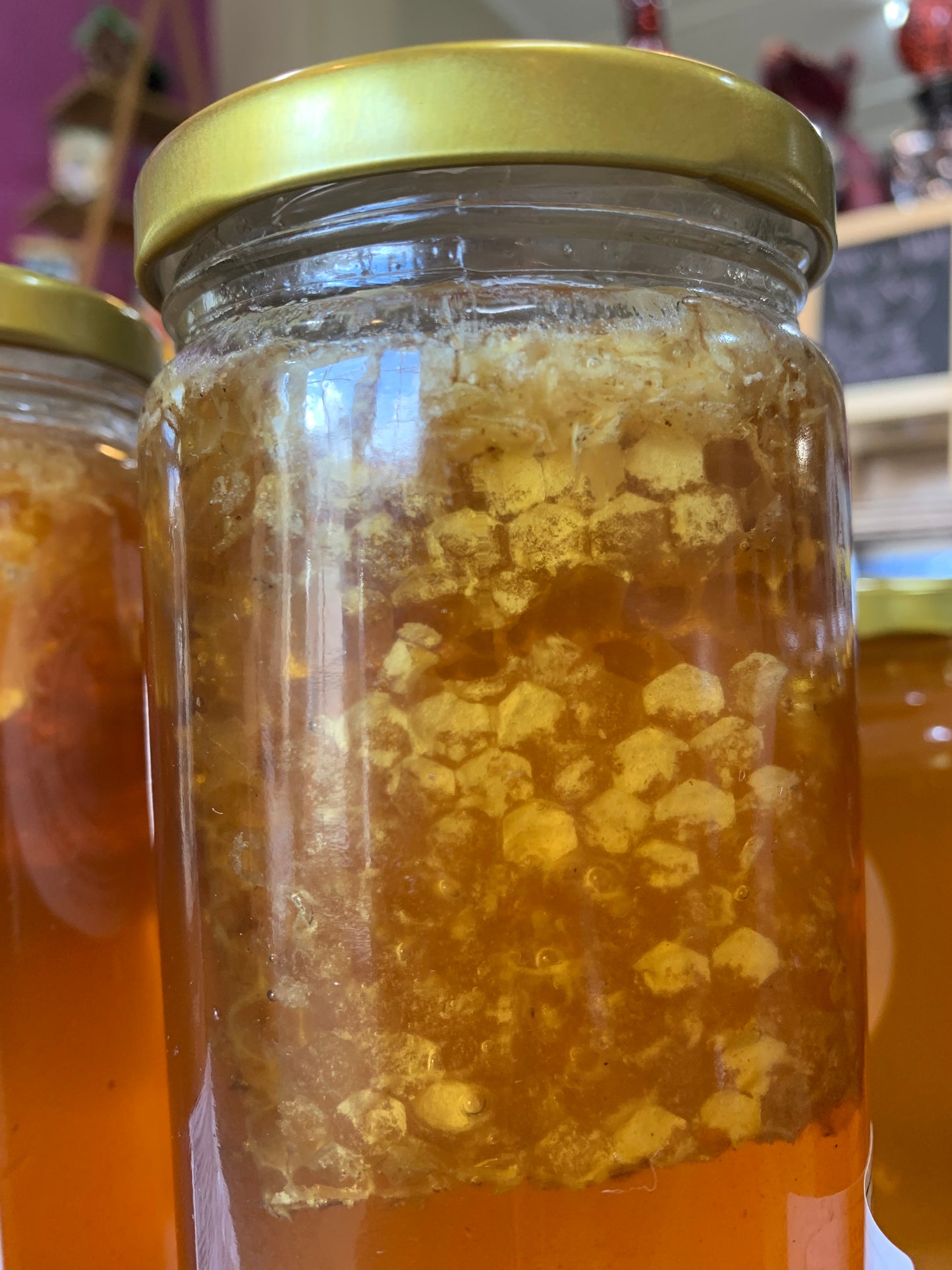 Tall Honey with Comb - 600gm