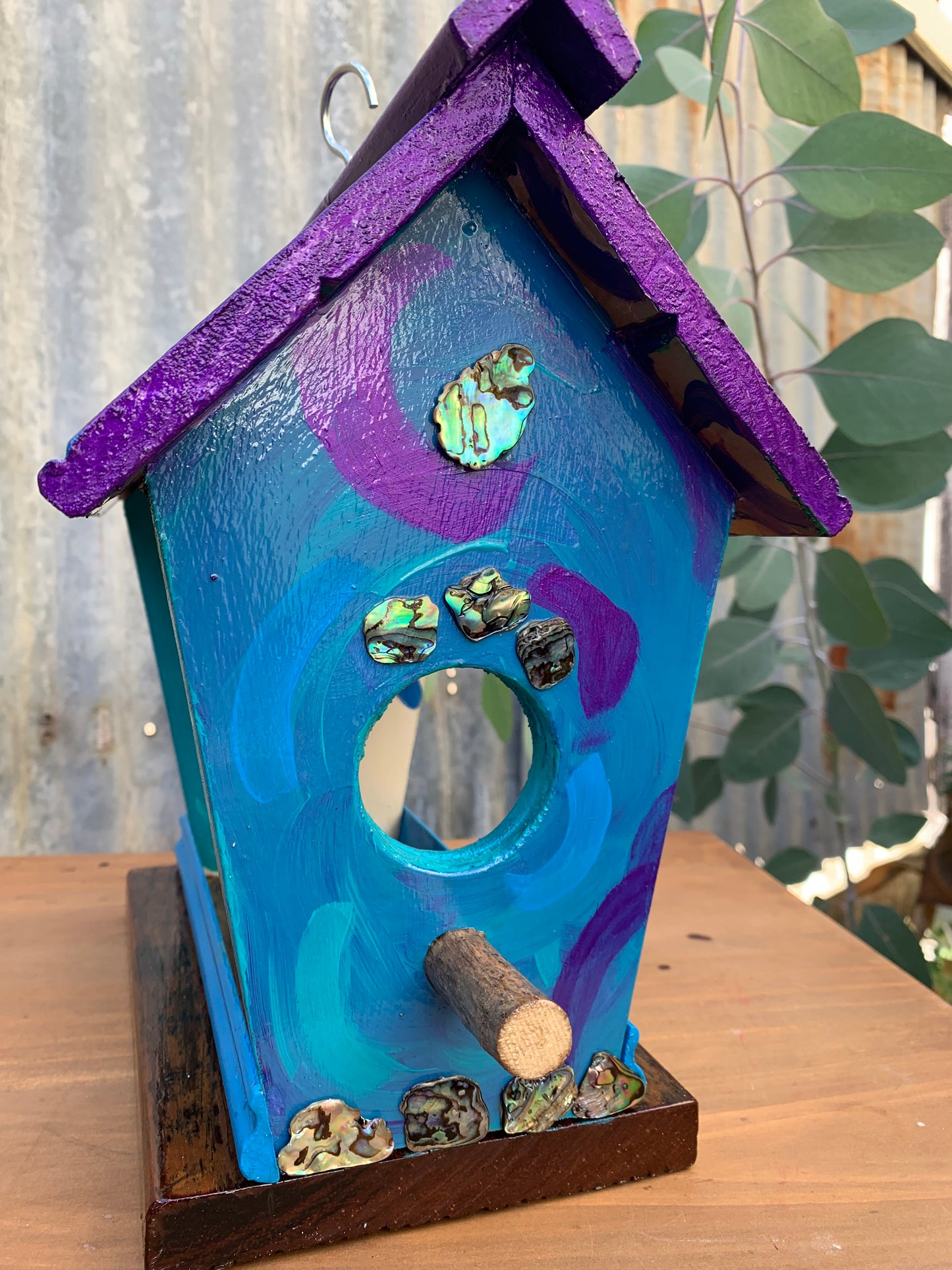 'Kiwi House' Bird House & Feeder Set #226