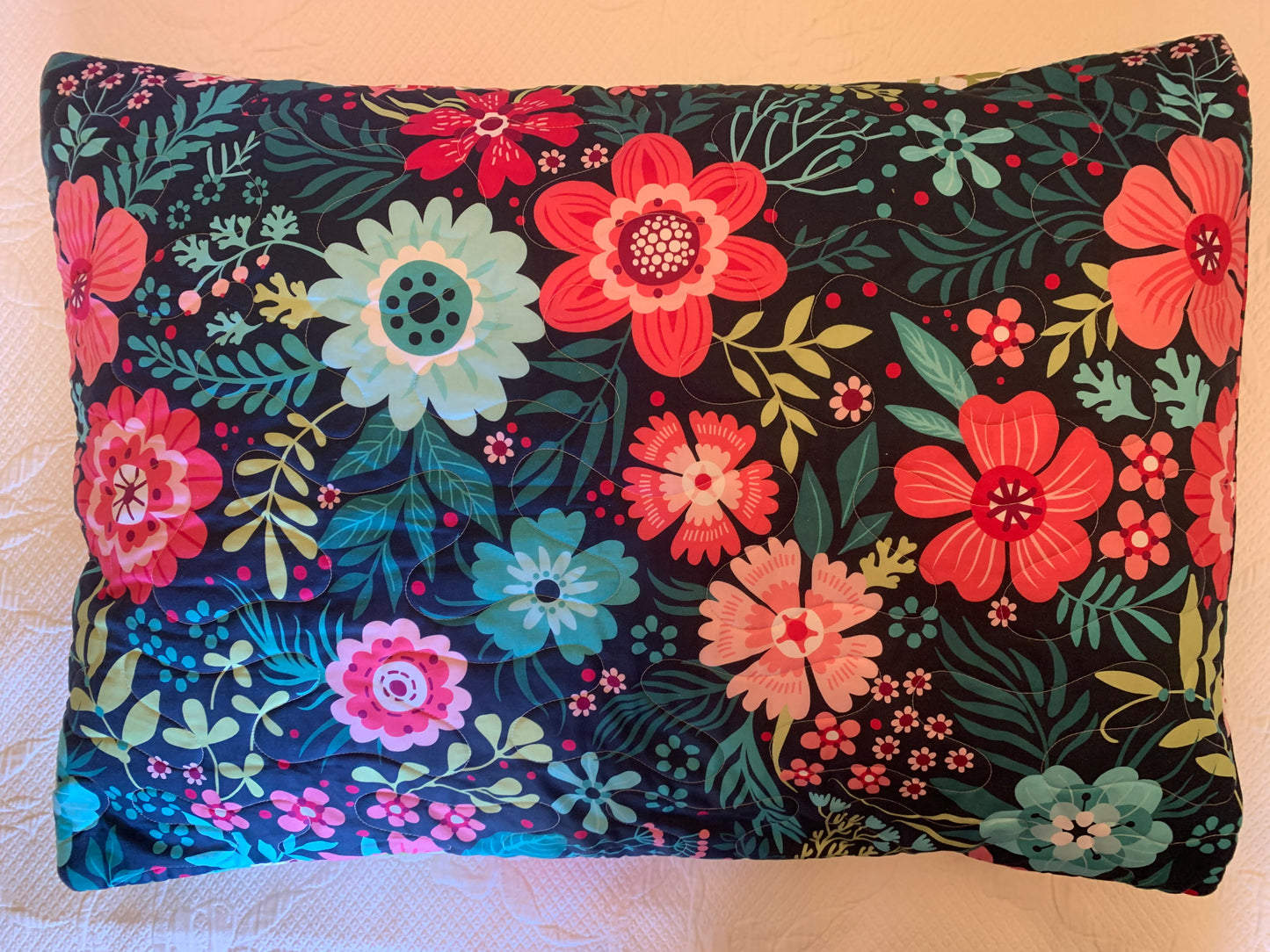 'Sarah's Garden' Quilted Pillow Cases