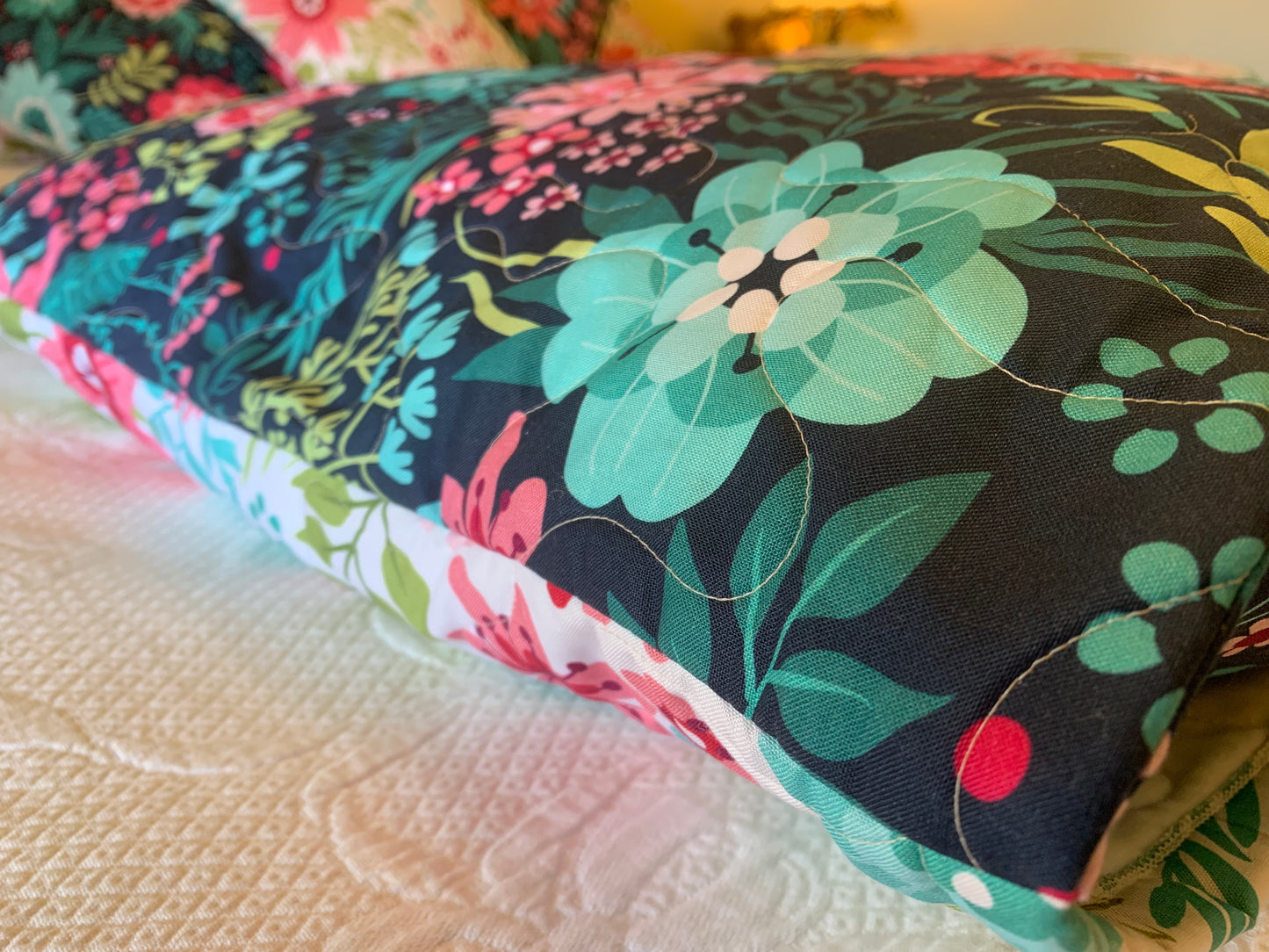 'Sarah's Garden' Quilted Pillow Cases