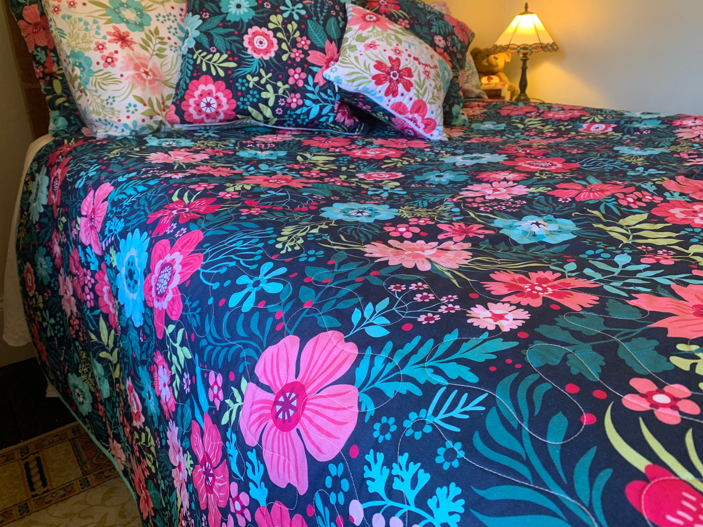 'Sarah's Garden' King Size Quilt