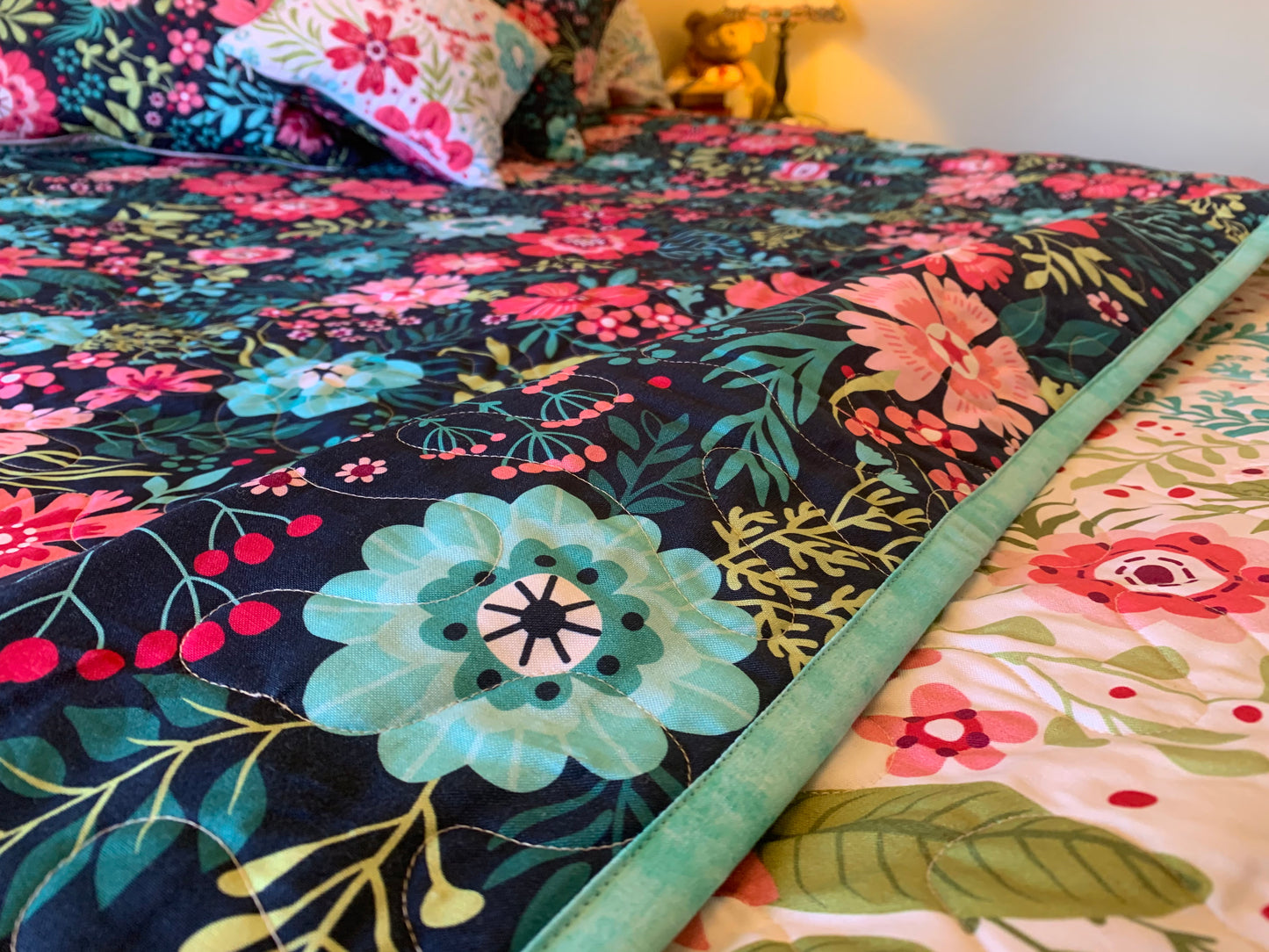 'Sarah's Garden' King Size Quilt