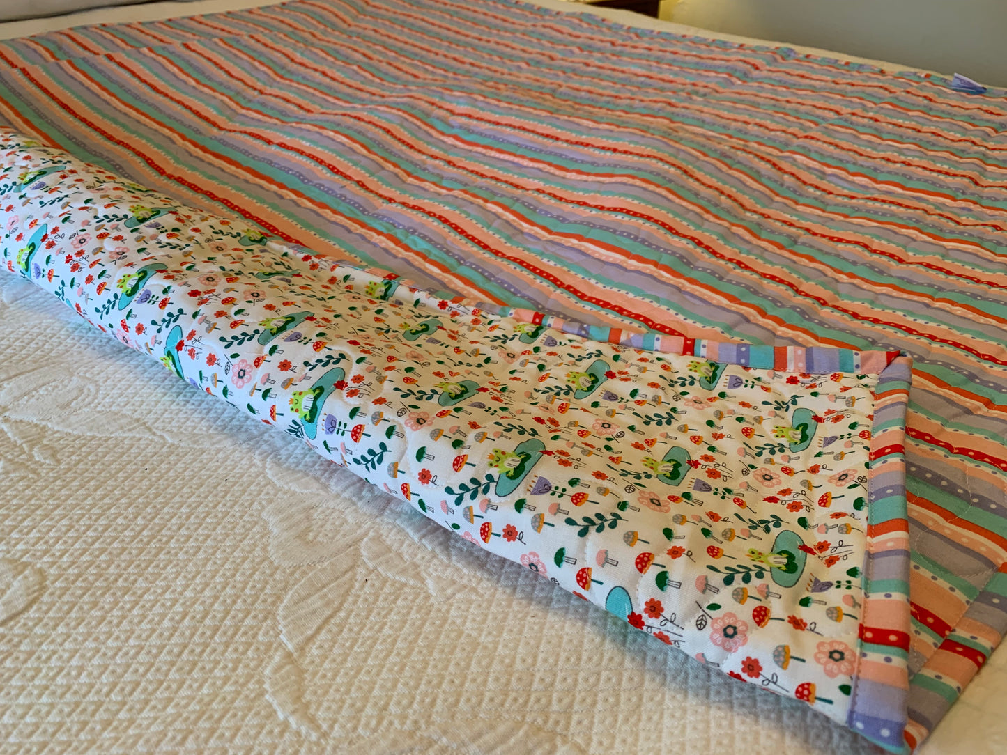 'Princess Dreams' Cot/Throw/Lap Quilt #119 105cm x 132cm