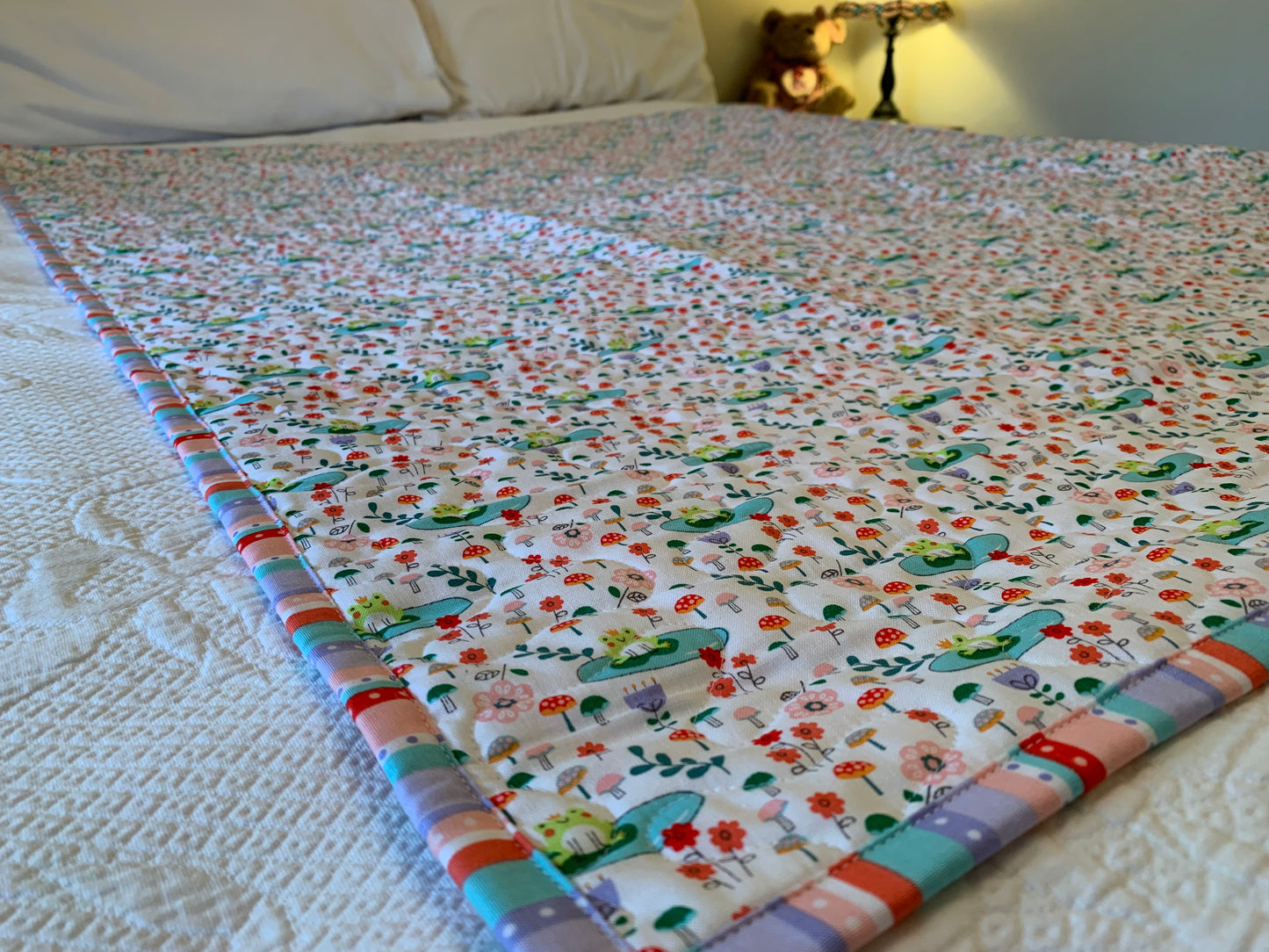 'Princess Dreams' Cot/Throw/Lap Quilt #119 105cm x 132cm