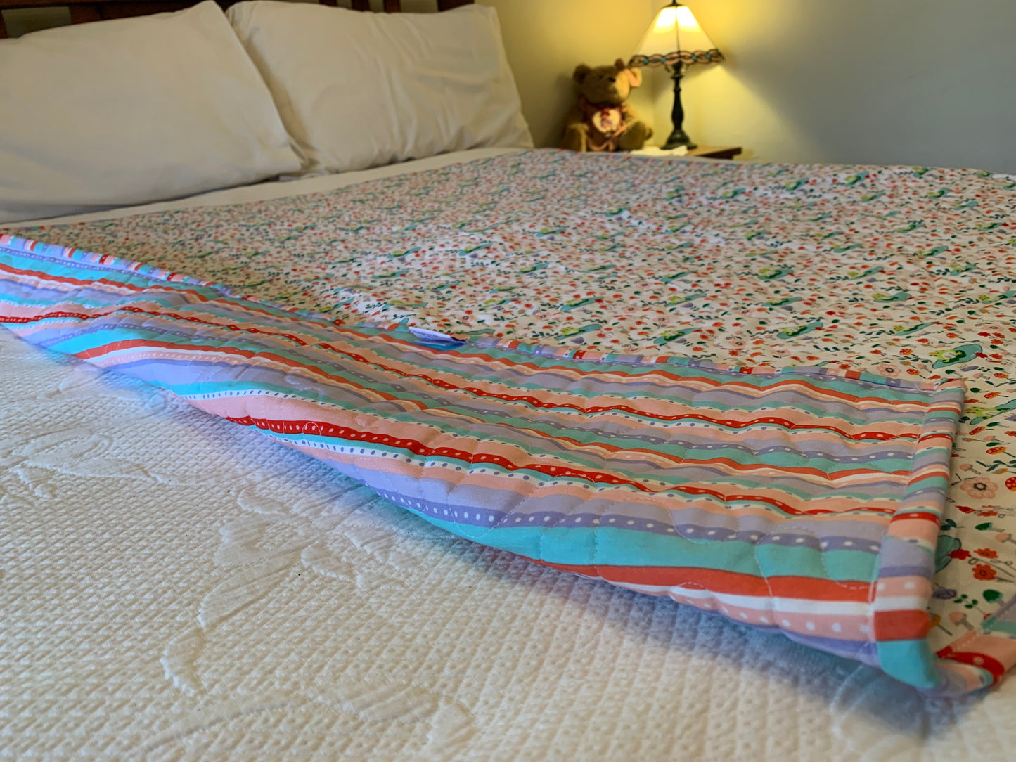 'Princess Dreams' Cot/Throw/Lap Quilt #119 105cm x 132cm