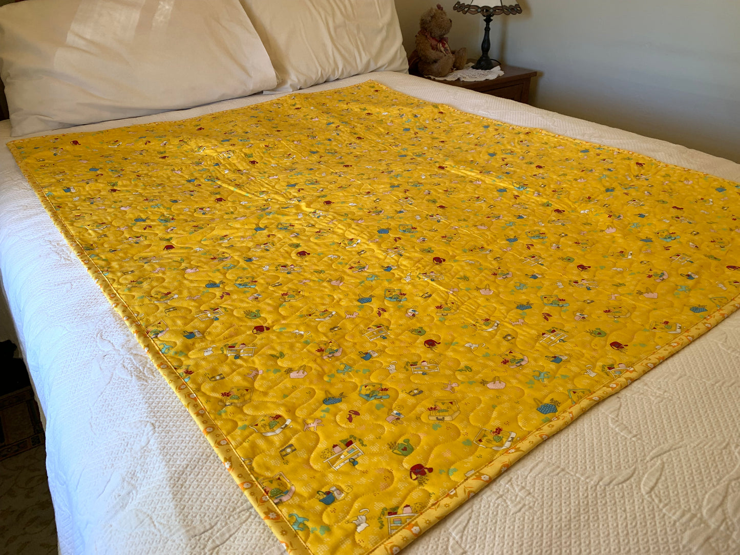 'Dear Diary' Cot/Throw/Lap Quilt #120 105cm x 132cm