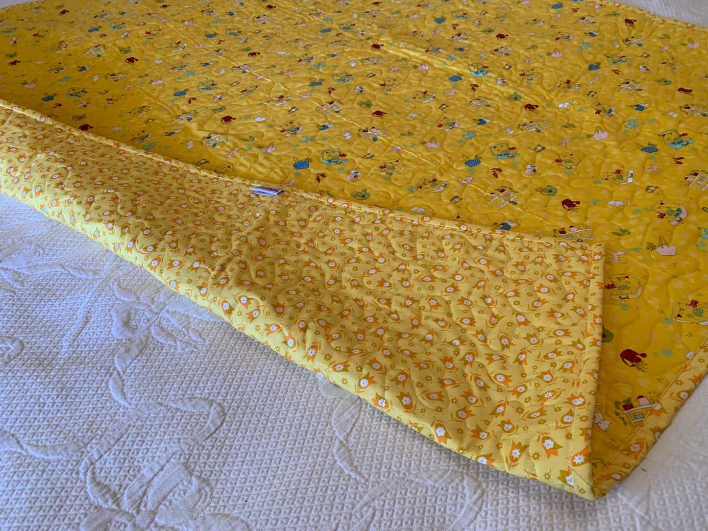 'Dear Diary' Cot/Throw/Lap Quilt #120 105cm x 132cm