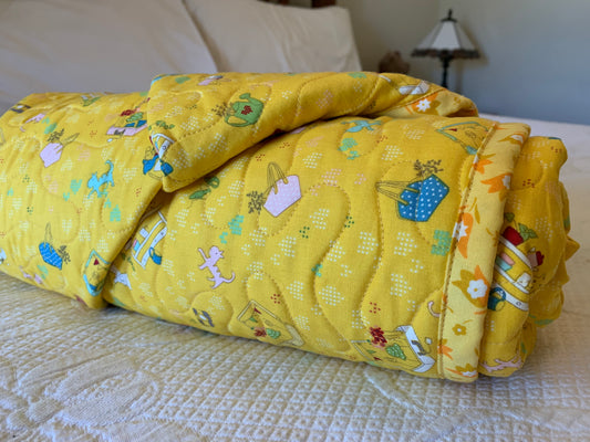 'Dear Diary' Cot/Throw/Lap Quilt #120 105cm x 132cm