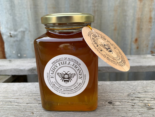 Medium Square Jar of Honey - 500gm