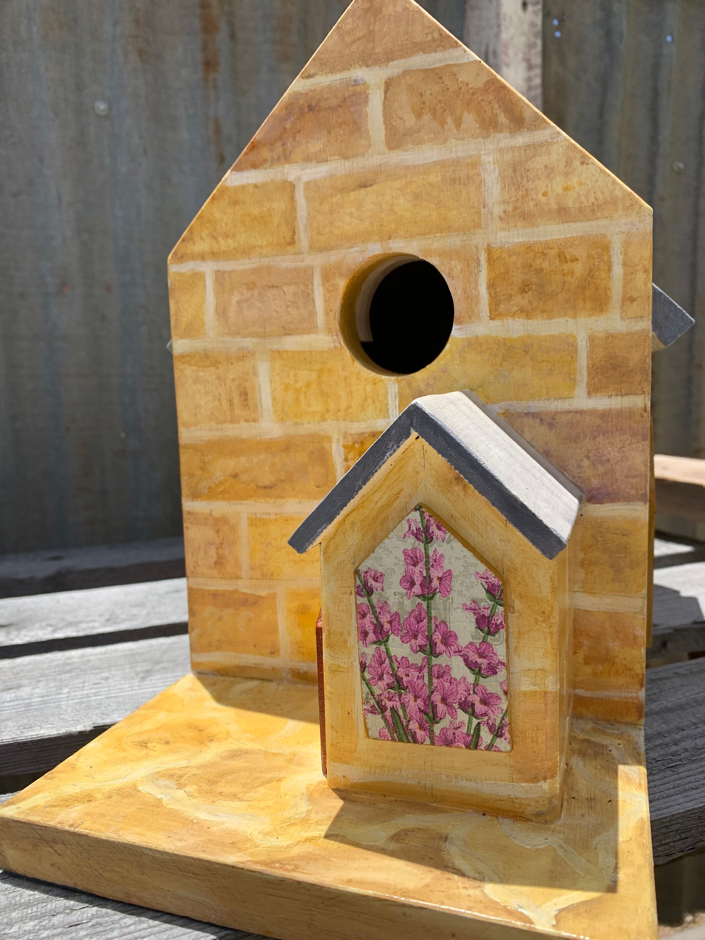 'Lavender Church' Bird House #124