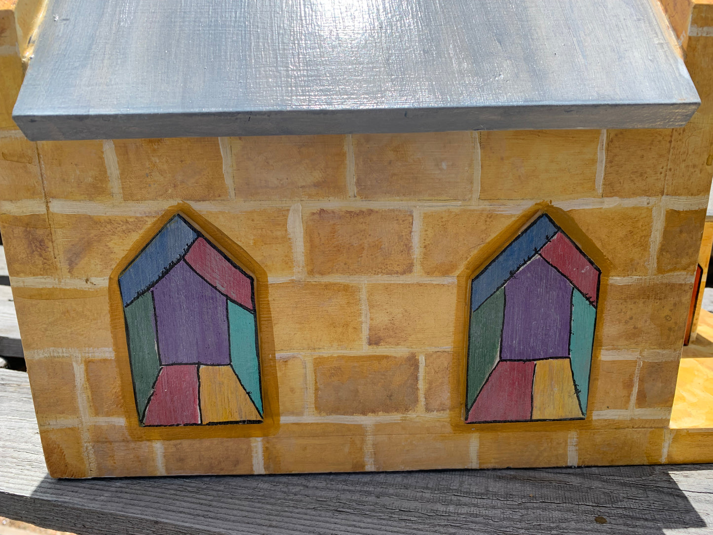 'Lavender Church' Bird House #124