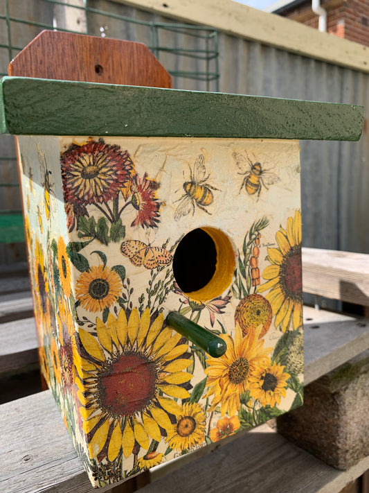 'Sunflowers' Sparrow Box #214