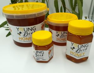 250gm Plastic Hexi of Honey