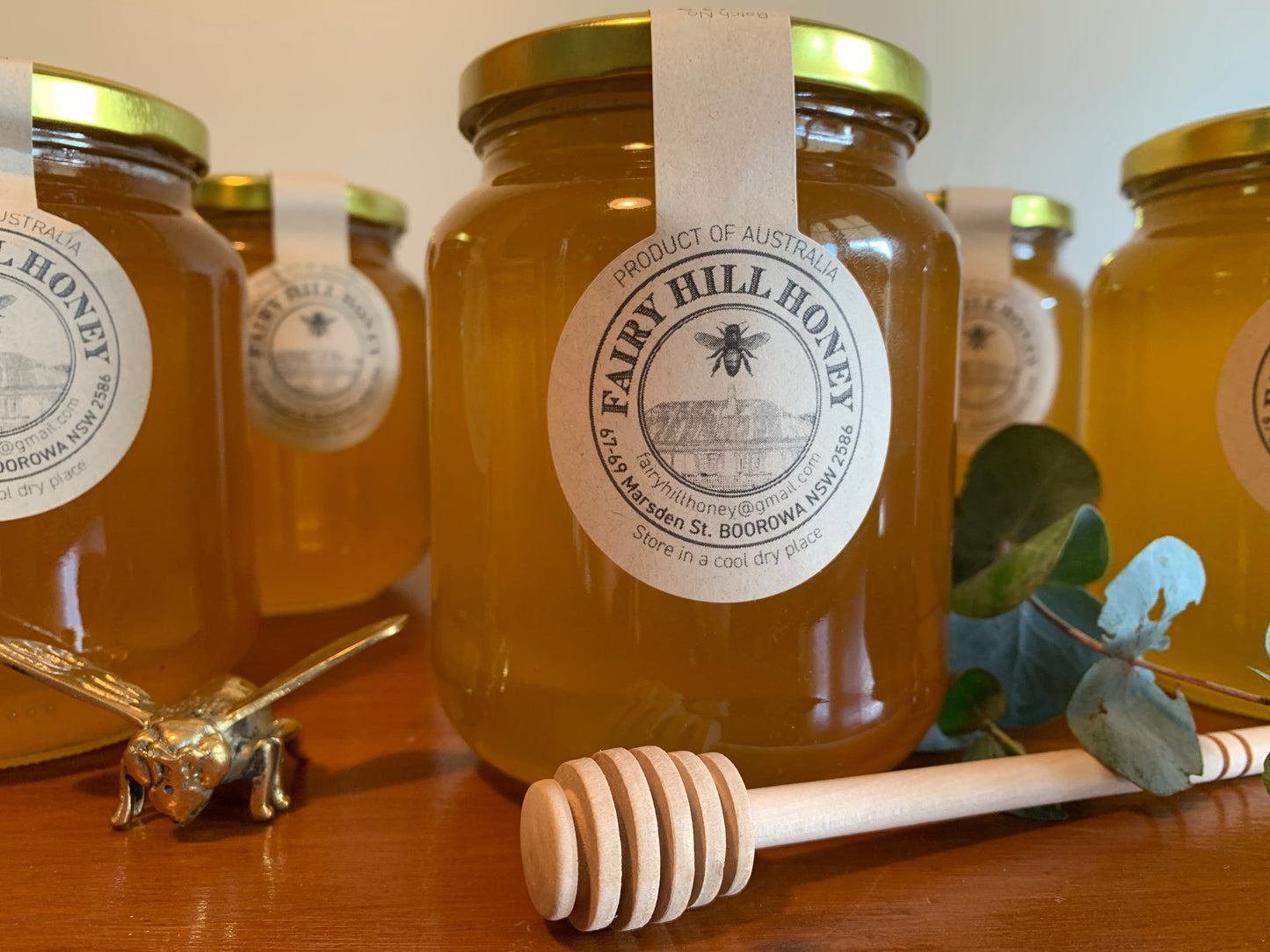 Short Round Jar of Honey - 950gm