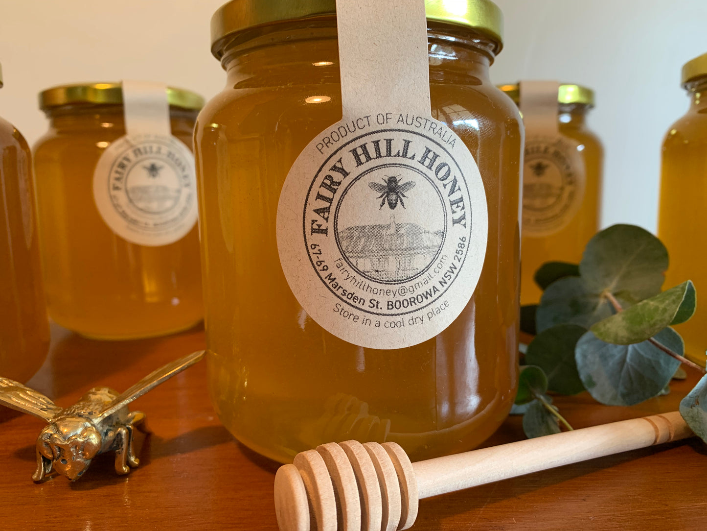 Short Round Jar of Honey - 950gm